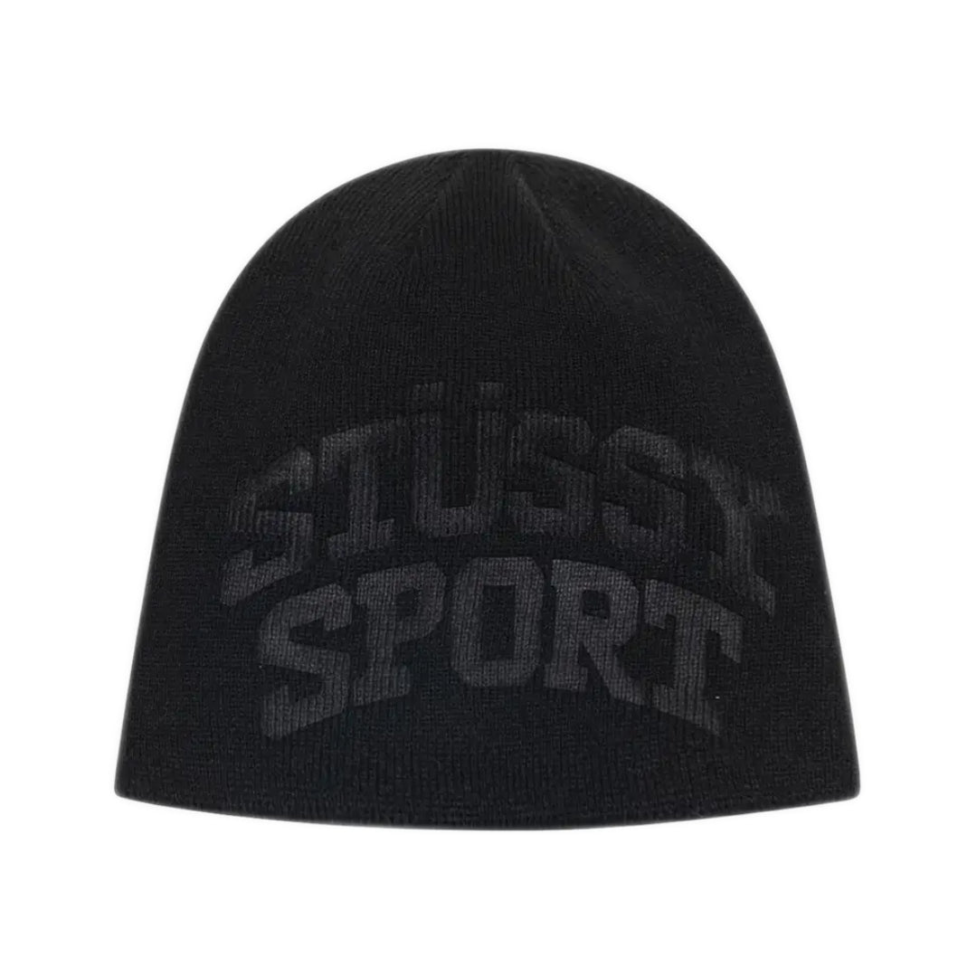 Stussy Debossed Stussy Sport Skullcap Beanie - Black