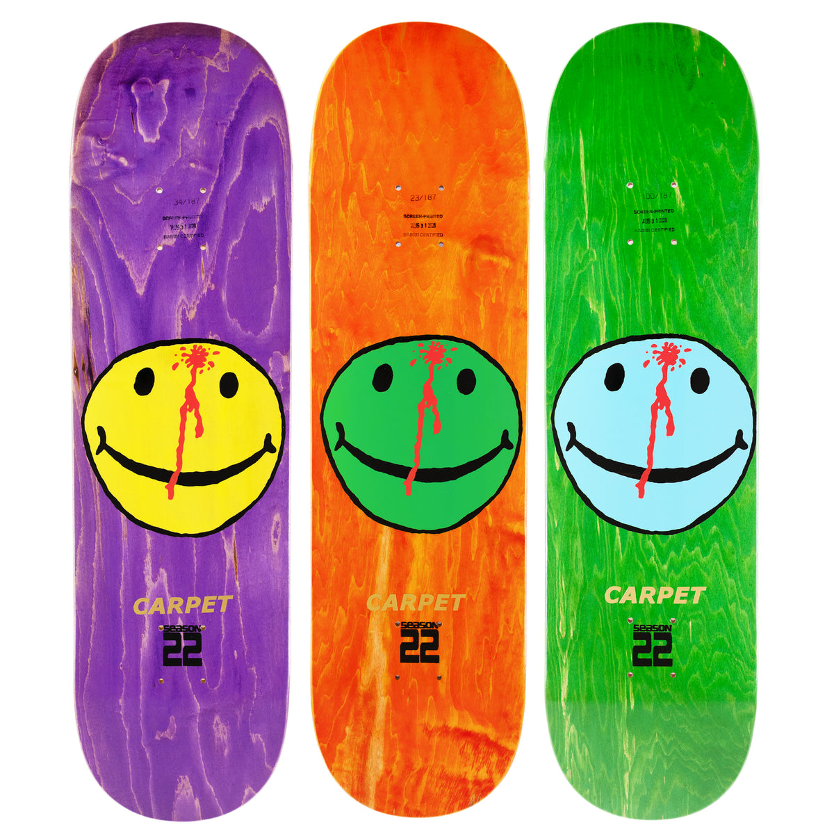 Carpet Company Dinosaur Jr Smiley Deck - 8.25