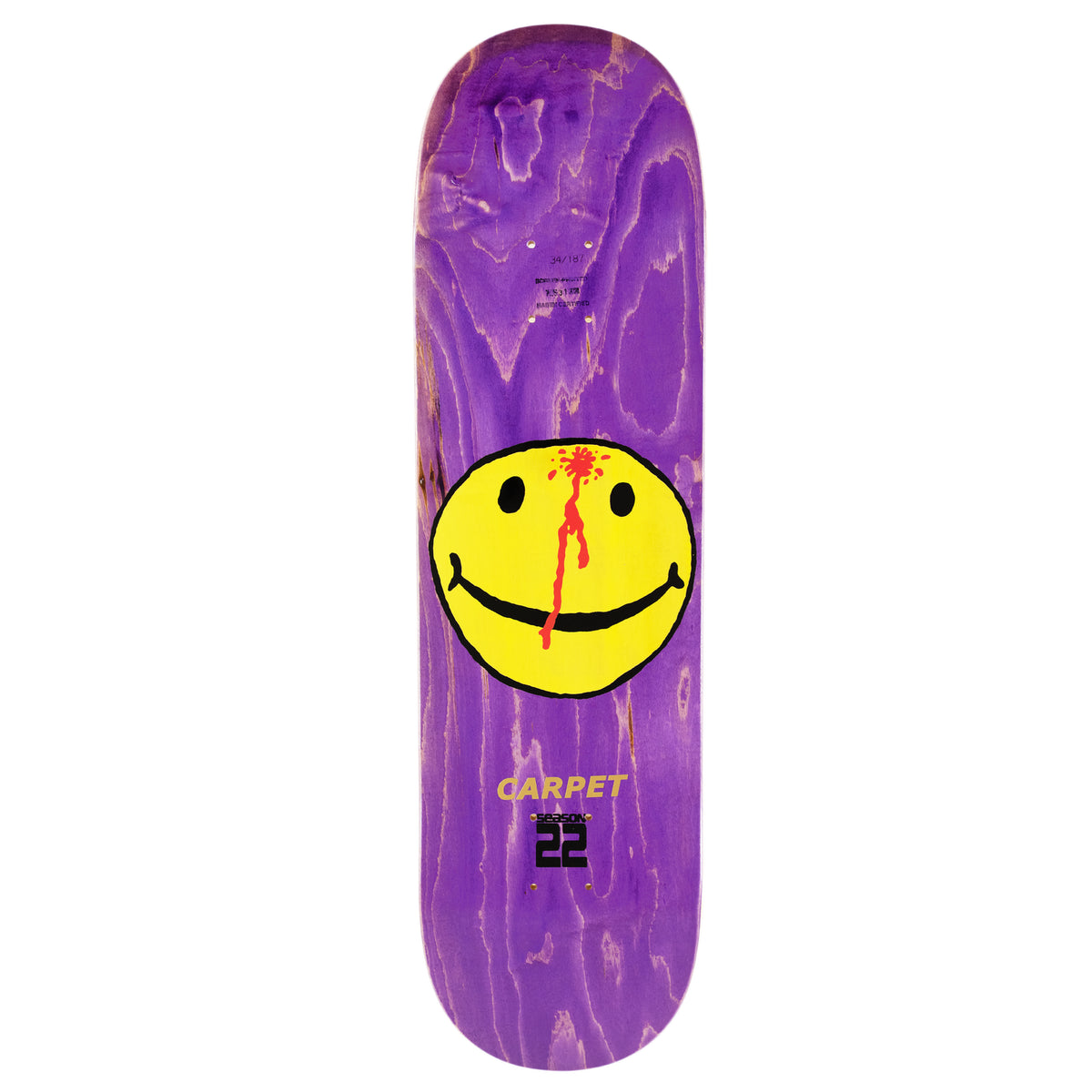 Carpet Company Dinosaur Jr Smiley Deck - 8.25