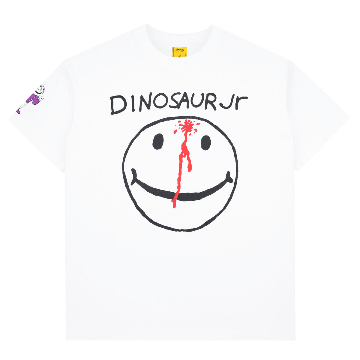 Carpet Company Dinosaur Jr Smiley Tee - White