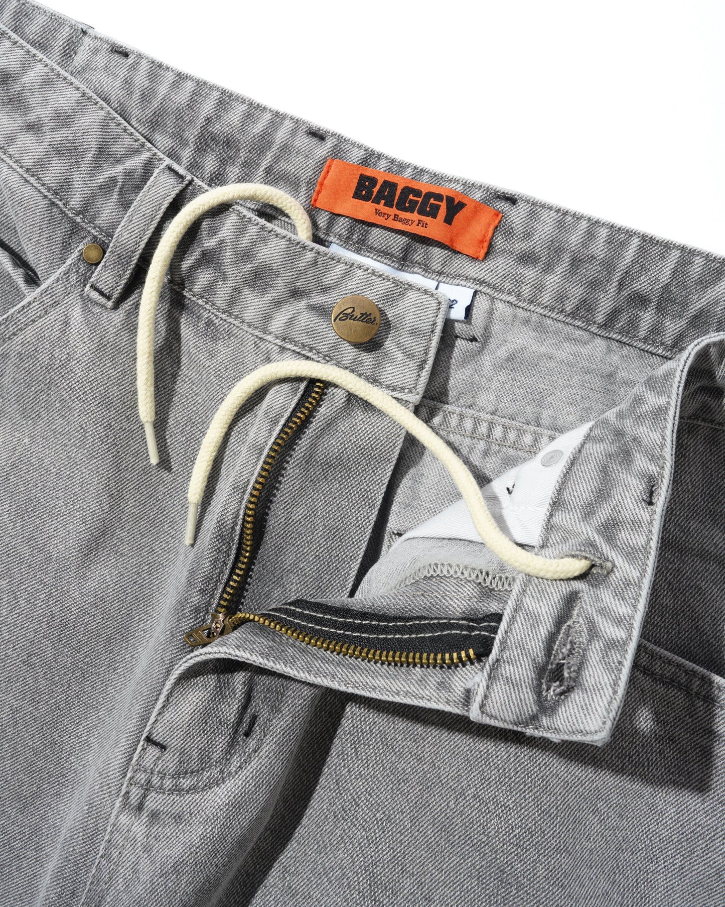 Butter Goods Solar Fade Denim Jeans - Grey Wash