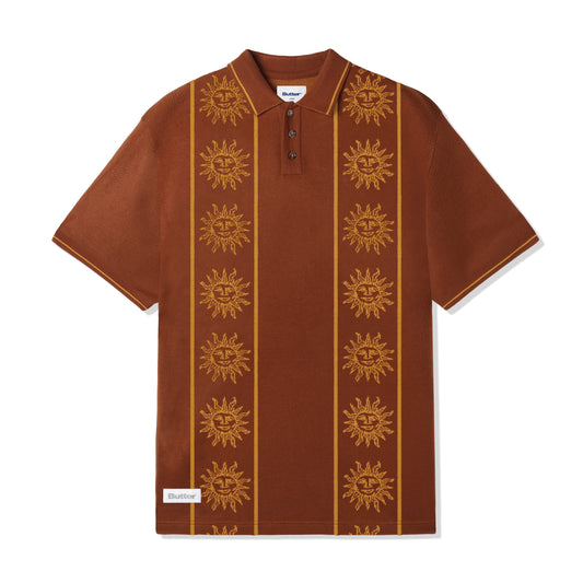 Butter Goods Solar Knit Shirt - Brown