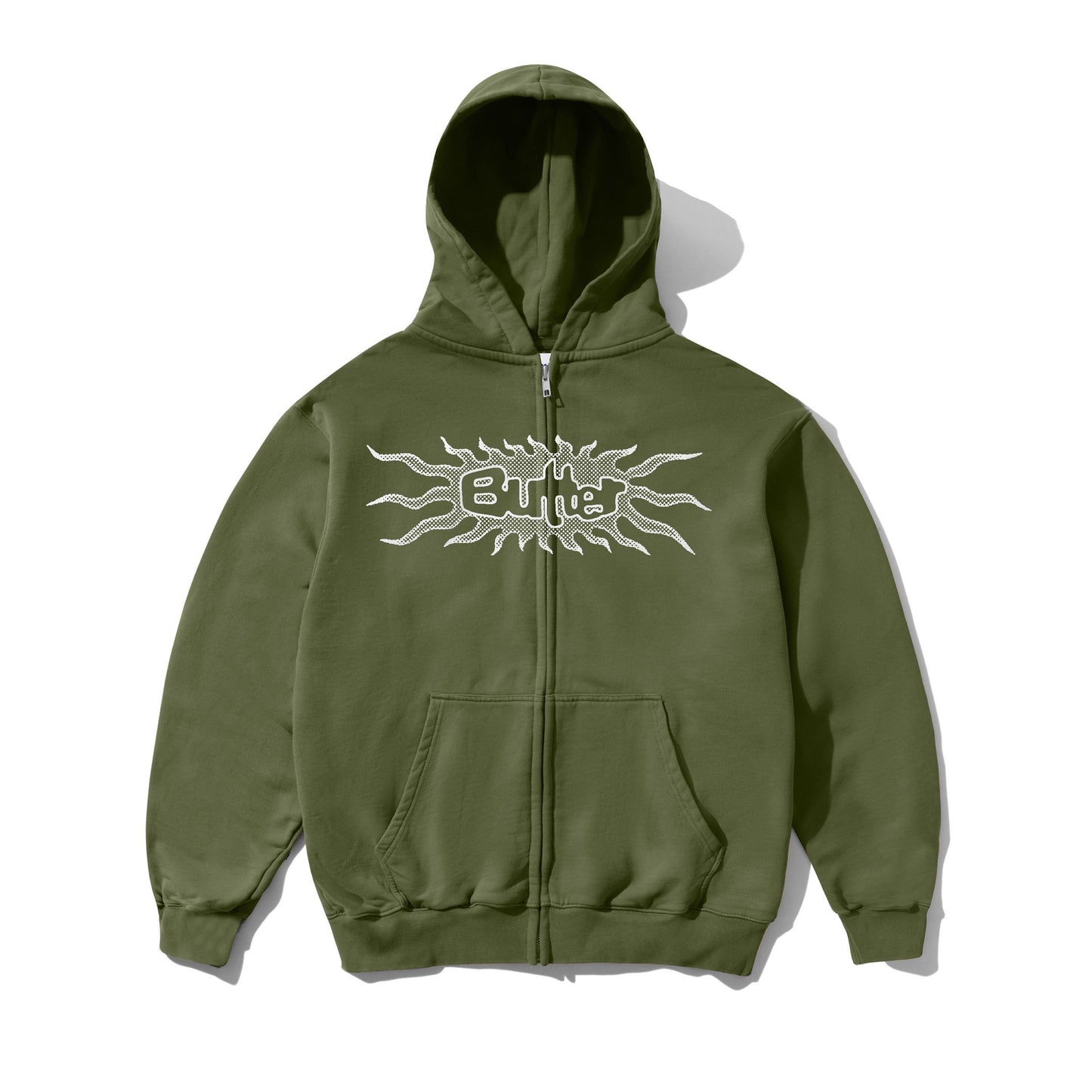 Butter Goods Solar Zip Hoodie - Army