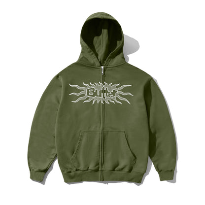 Butter Goods Solar Zip Hoodie - Army