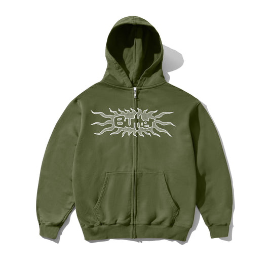 Butter Goods Solar Zip Hoodie - Army