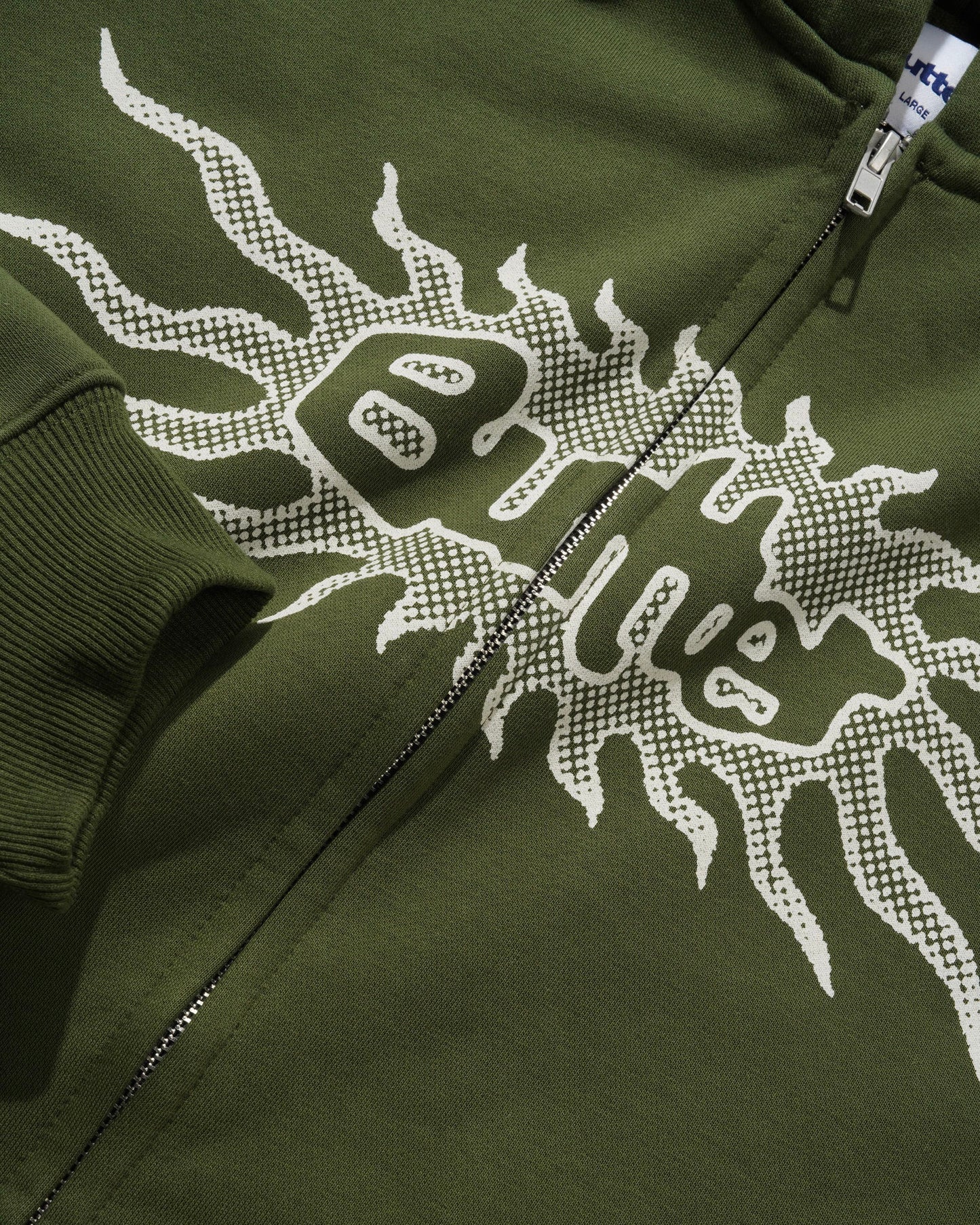Butter Goods Solar Zip Hoodie - Army