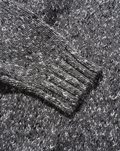 Butter Goods Speckle Knit Sweater - Charcoal