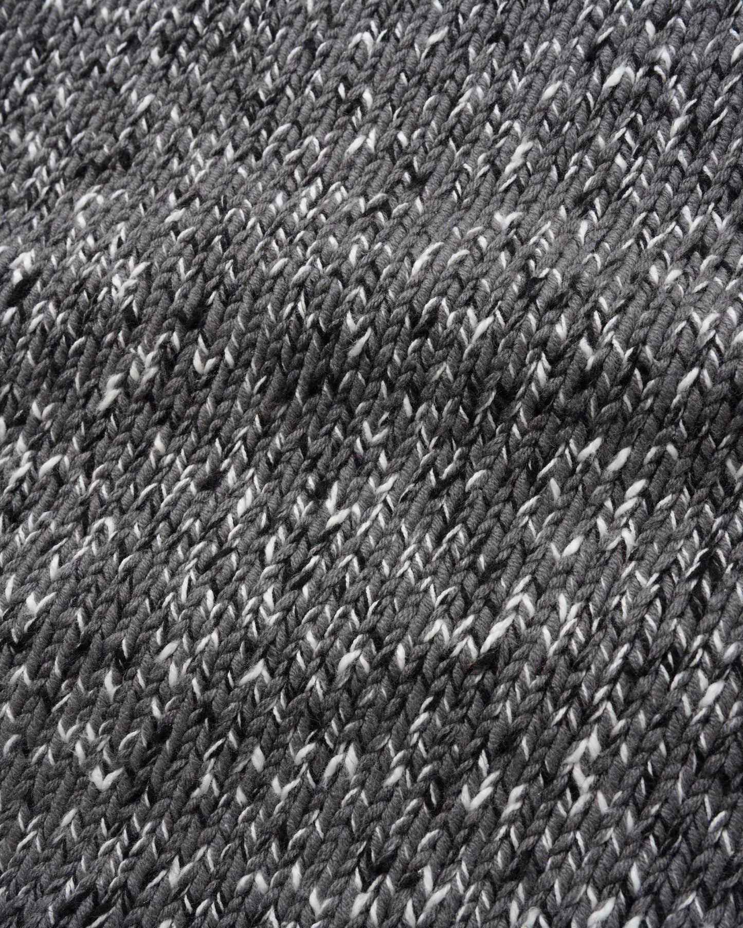 Butter Goods Speckle Knit Sweater - Charcoal