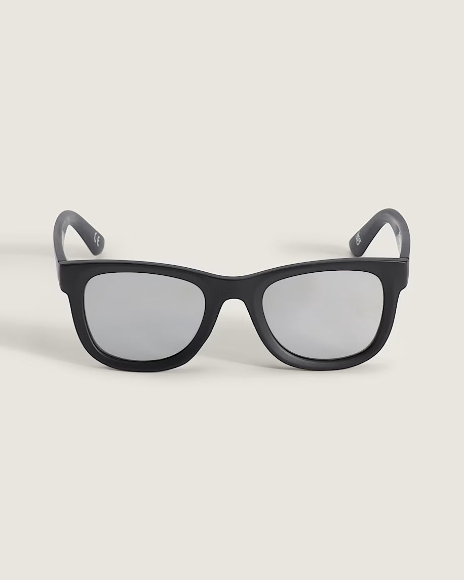 Vans Spicoli Sunglasses - Black Matte/Silver Mirror