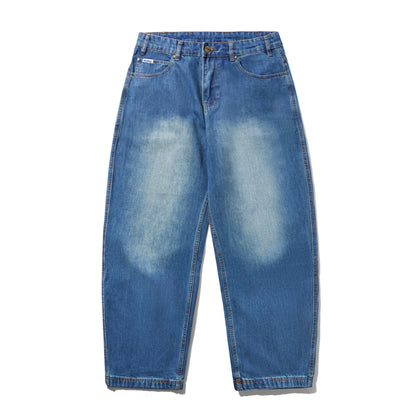 Butter Goods x Peanuts Spike Denim Jeans - Distressed Indigo