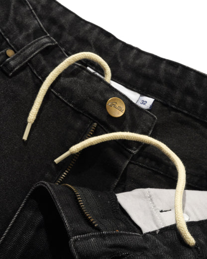 Butter Goods x Peanuts Spike Denim Jeans - Faded Black