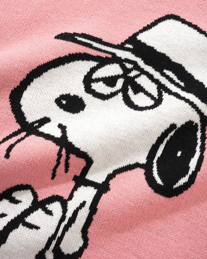 Butter Goods x Peanuts Spike Knit Sweater - Light Pink