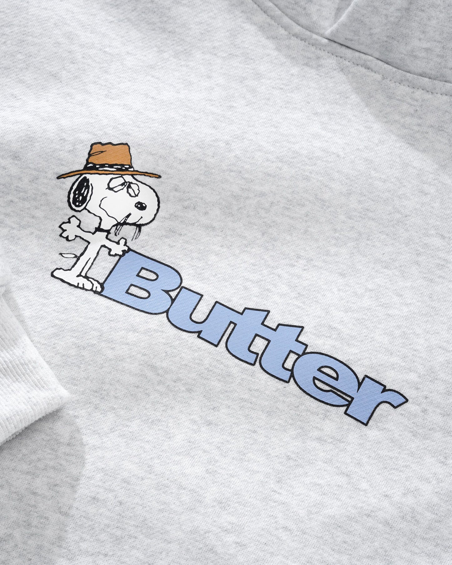 Butter Goods x Peanuts Spike Logo Hoodie - Ash