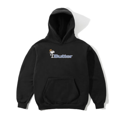 Butter Goods x Peanuts Spike Logo Hoodie - Black
