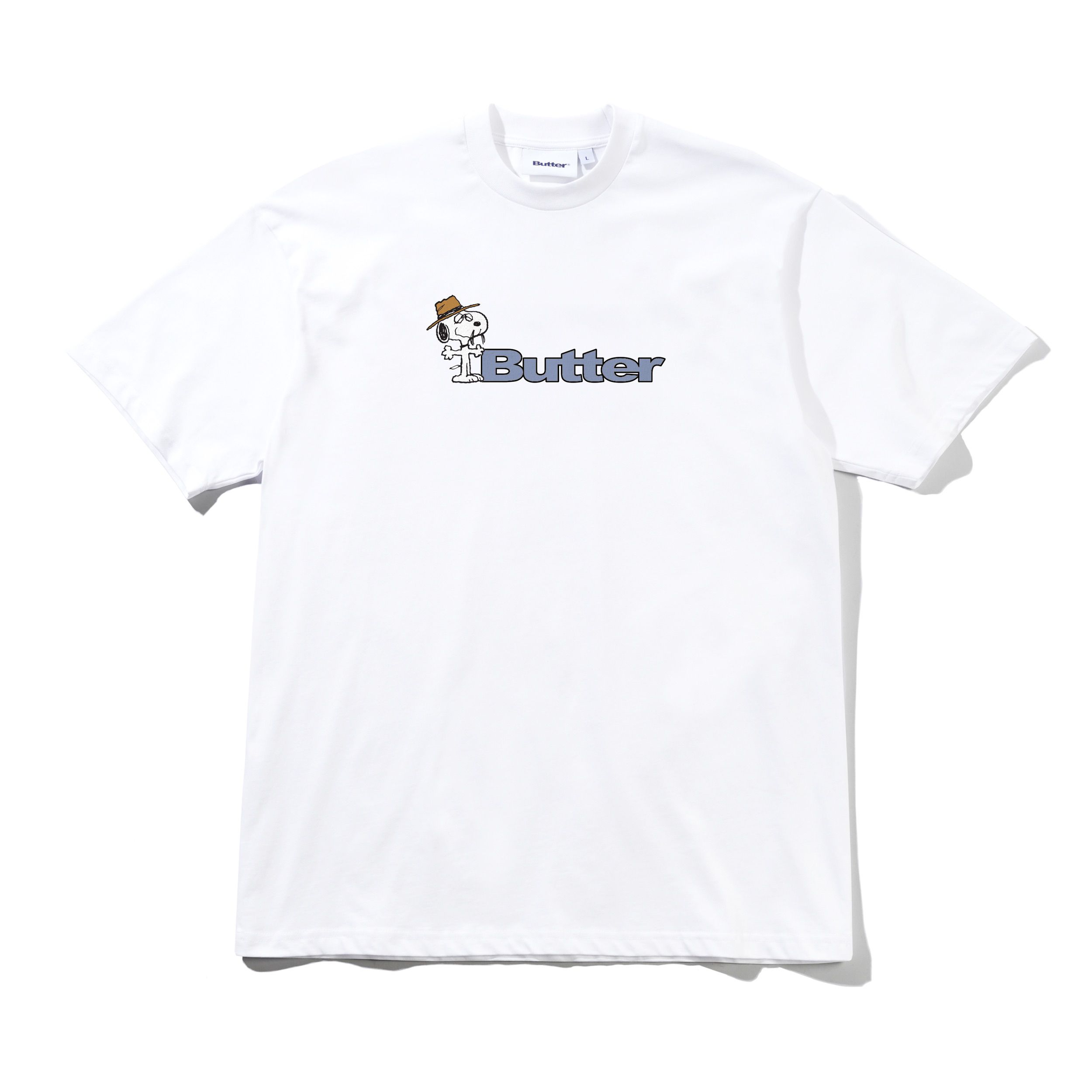 Butter Goods x Peanuts Spike Logo Tee - White – Ninetimes Skateshop