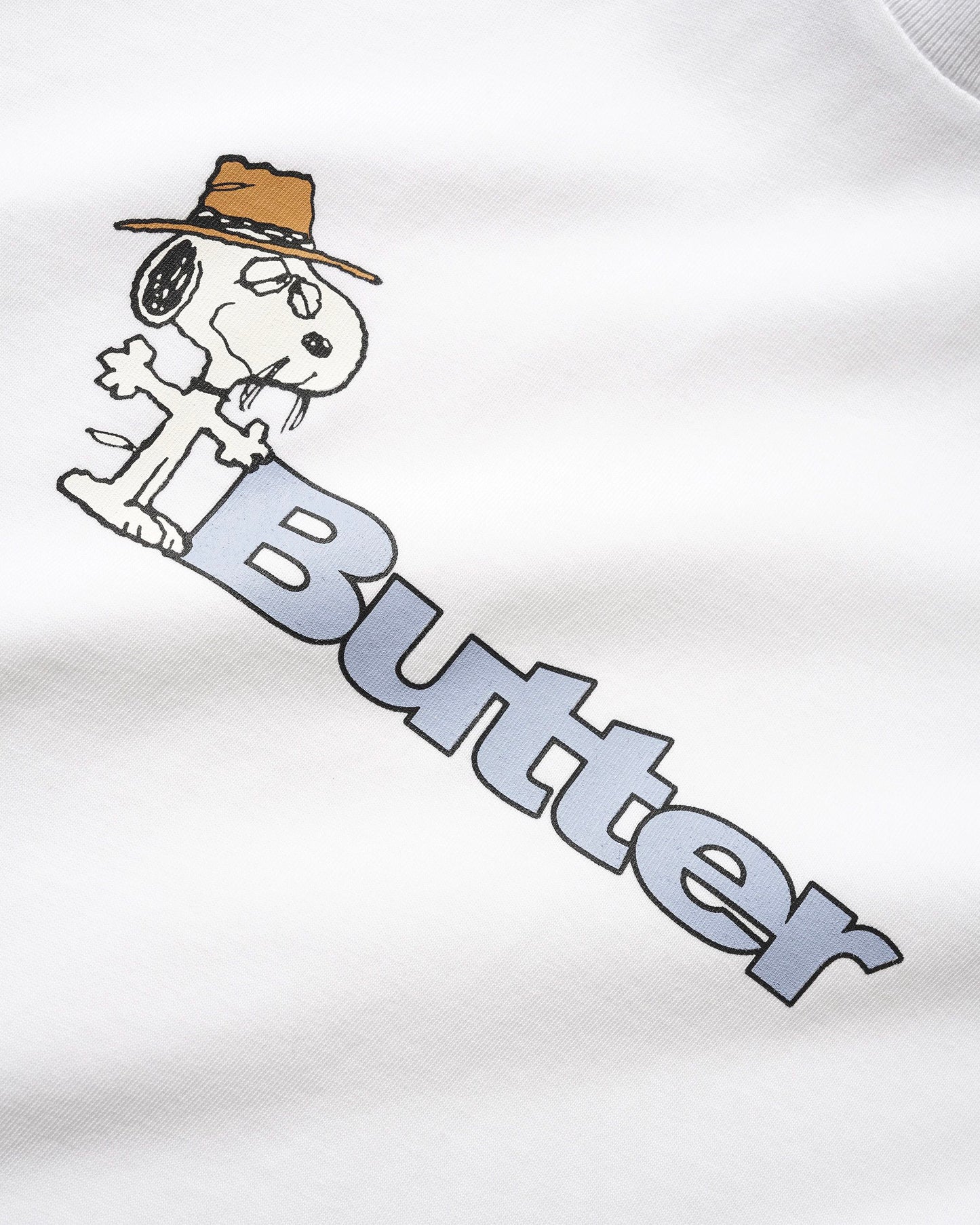 Butter Goods x Peanuts Spike Logo Tee - White