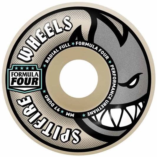 Spitfire Formula Four Radial Full Wheels - 97D 58mm