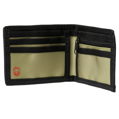 Spitfire Classic '87 Swirl Bi-Fold Wallet - Tan/Black