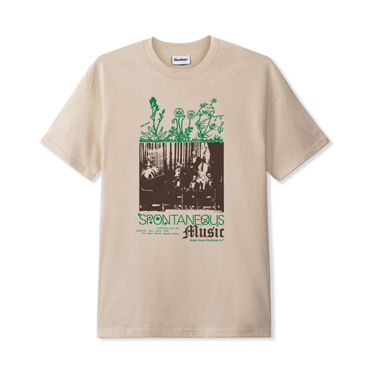 Butter Goods Spontaneous Music Tee - Sand