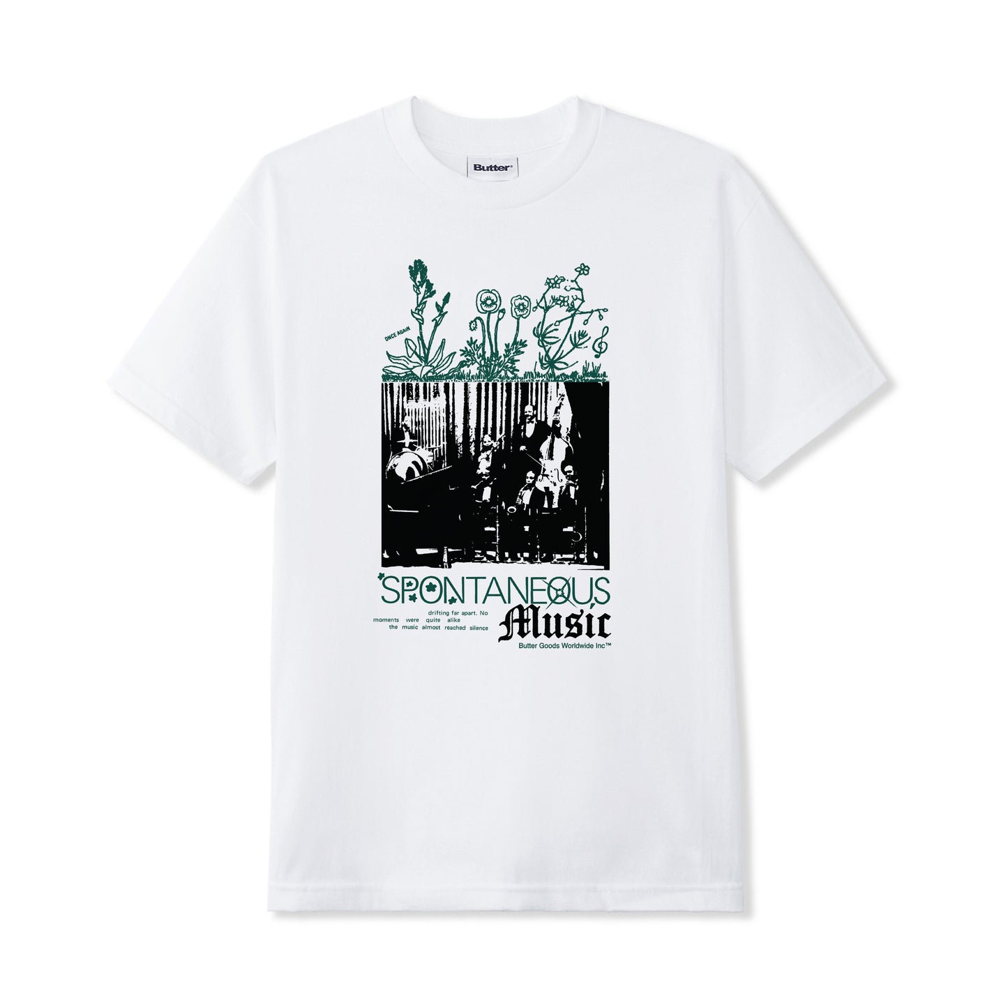 Butter Goods Spontaneous Music Tee - White