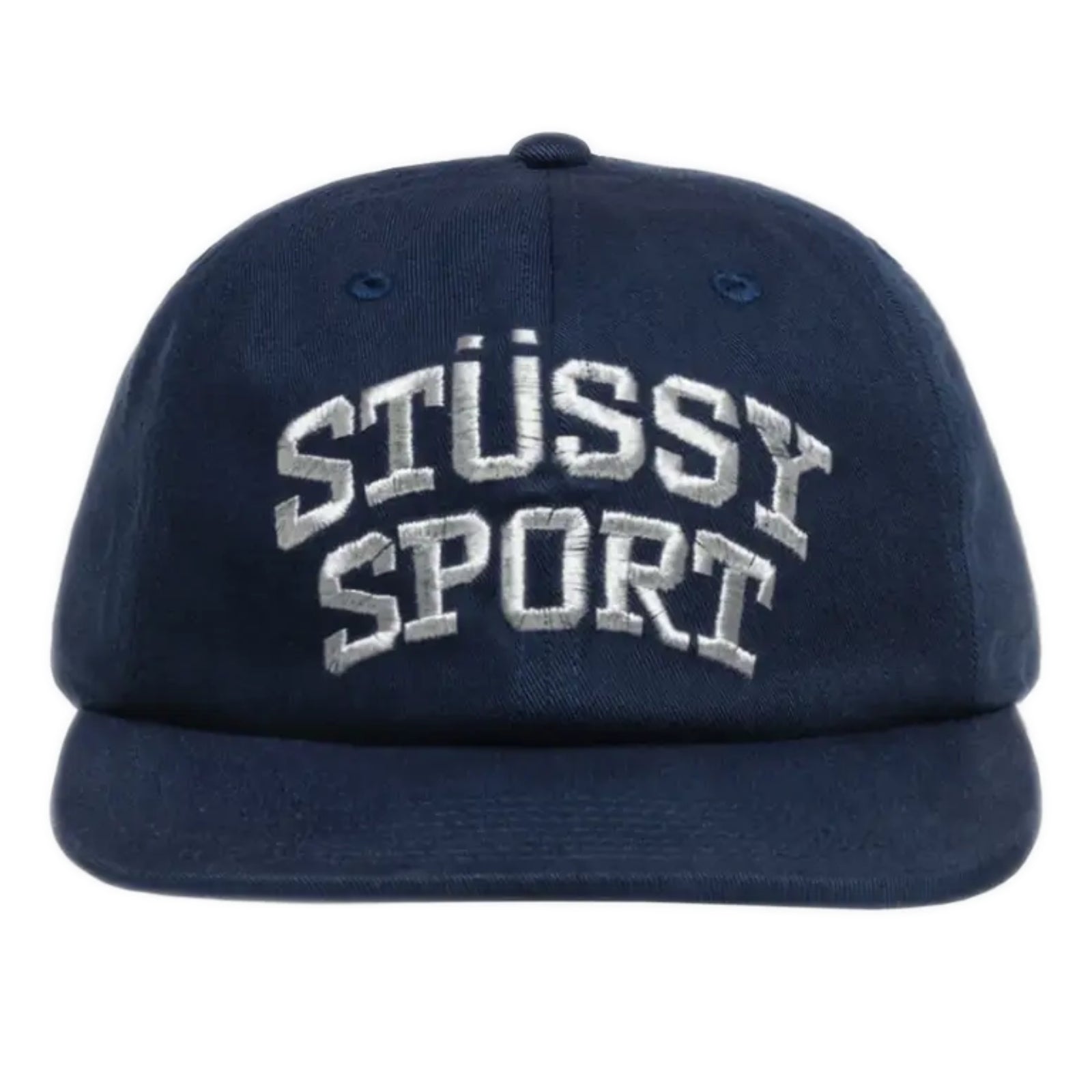 Stussy Sport Snapback Cap - Navy/Metallic – Ninetimes Skateshop