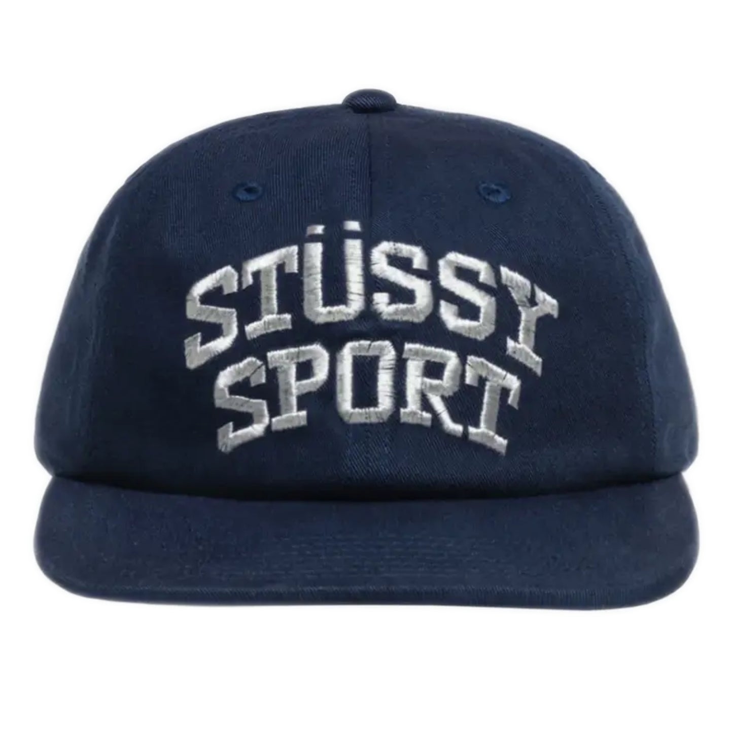 Stussy Sport Snapback Cap - Navy/Metallic