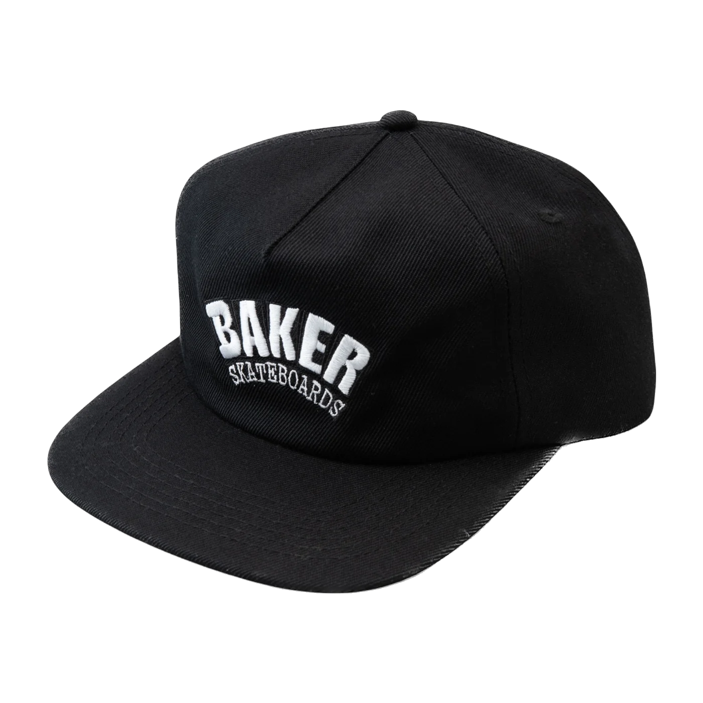 Baker Arch Logo Snapback - Black