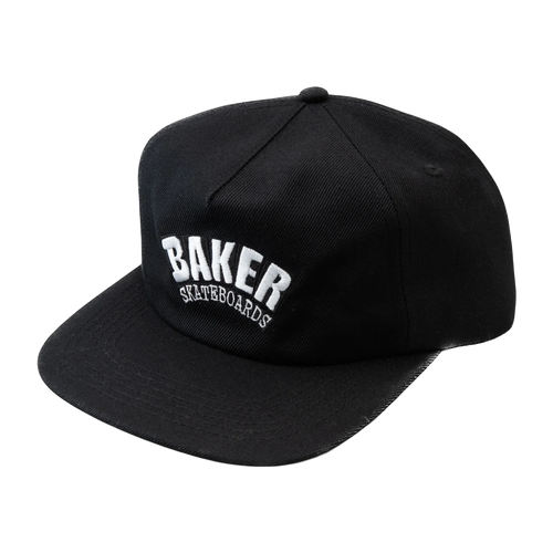 Baker Arch Logo Snapback - Black