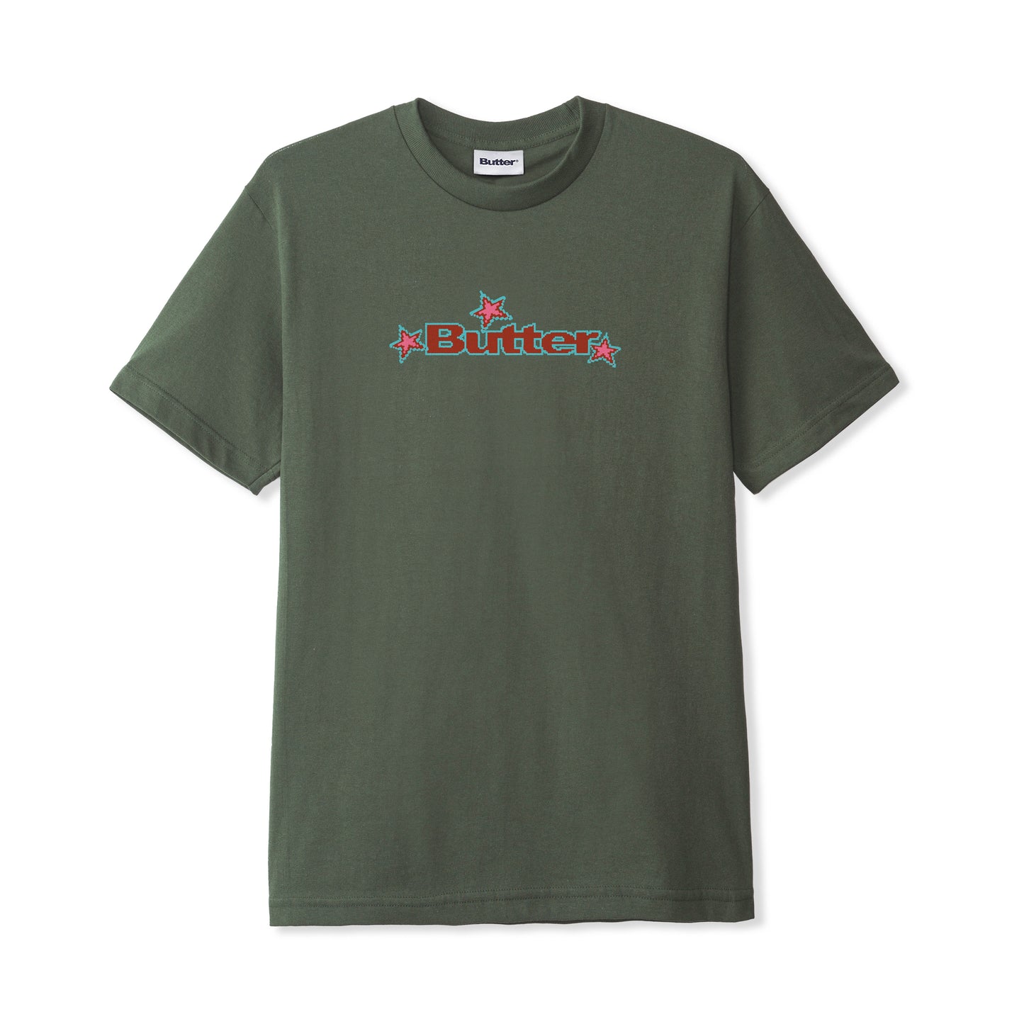 Butter Goods Star Logo Tee - Army