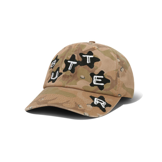 Butter Goods Stars 6 Panel Cap - Desert Camo