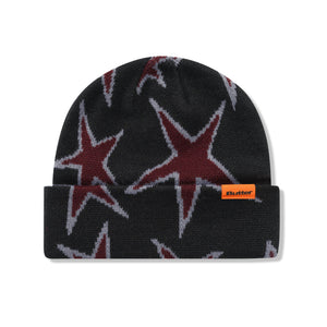 Butter Goods Stars Cuff Beanie - Black