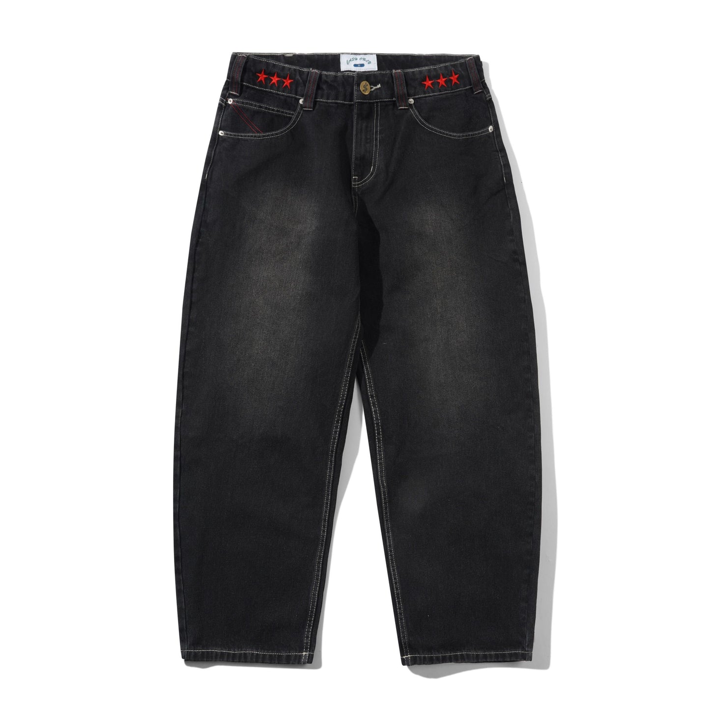 Cash Only Stars Denim Jeans - Washed Black