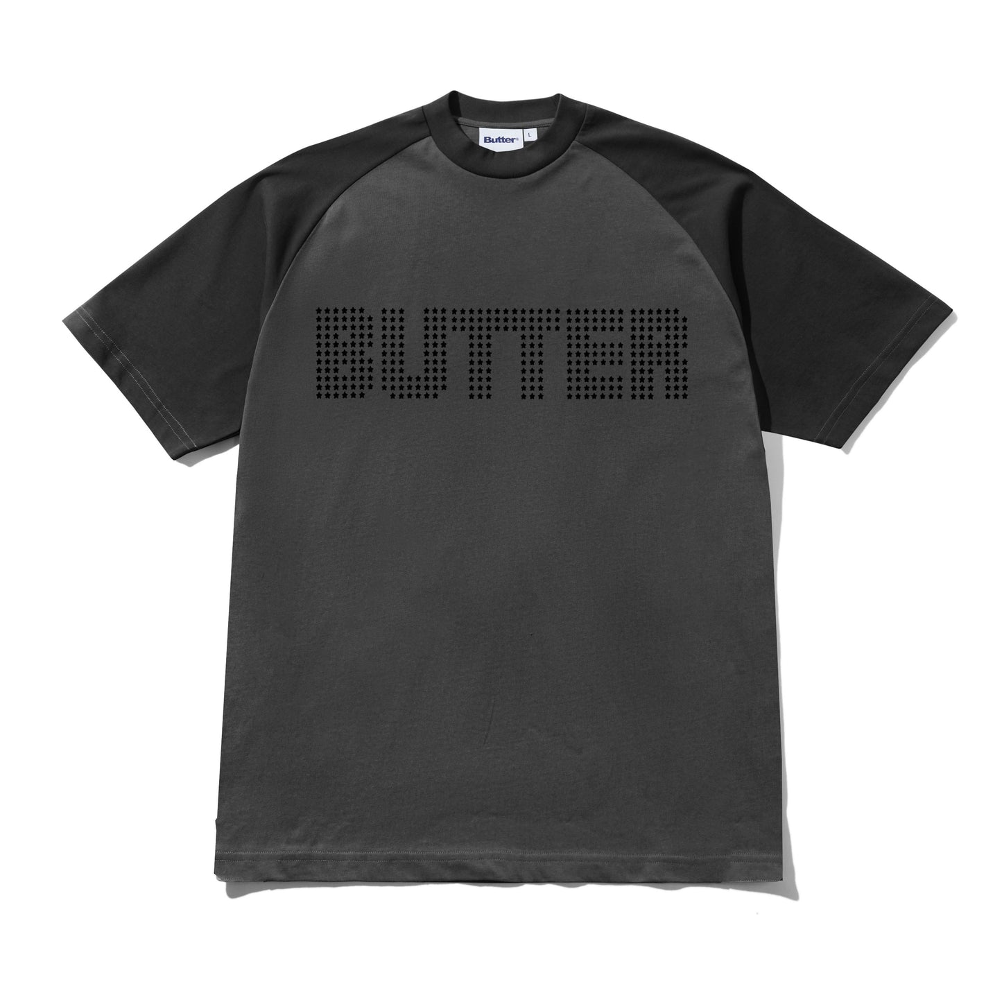 Butter Goods Stars Raglan Tee - Black