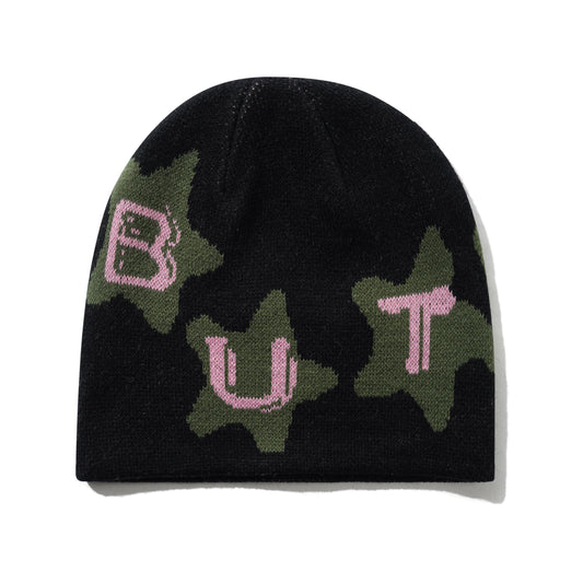 Butter Goods Stars Skully Beanie - Black