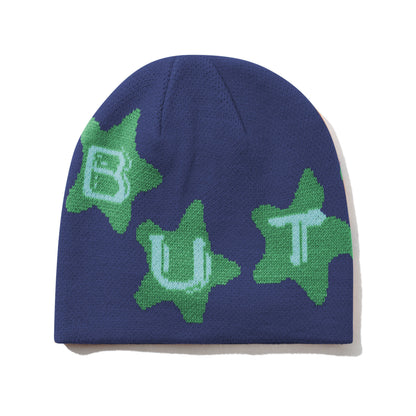 Butter Goods Stars Skully Beanie - Navy