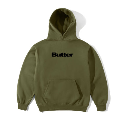 Butter Goods Stencil Logo Hoodie - Army