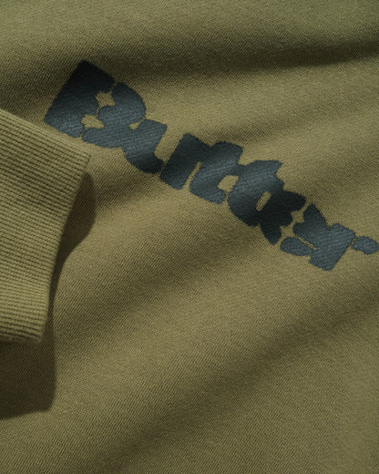 Butter Goods Stencil Logo Hoodie - Army