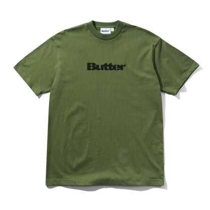 Butter Goods Stencil Logo Tee - Army