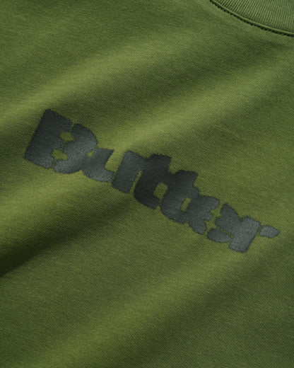 Butter Goods Stencil Logo Tee - Army