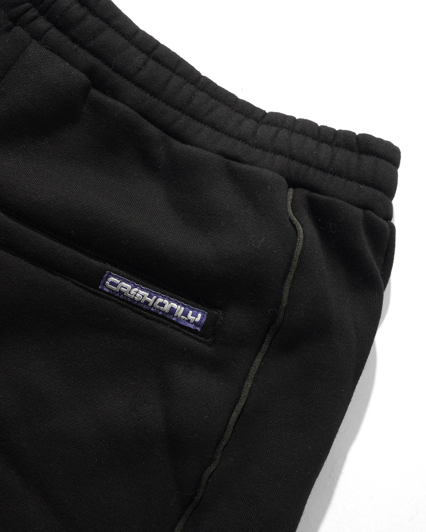 Cash Only Stencil Track Pants - Black