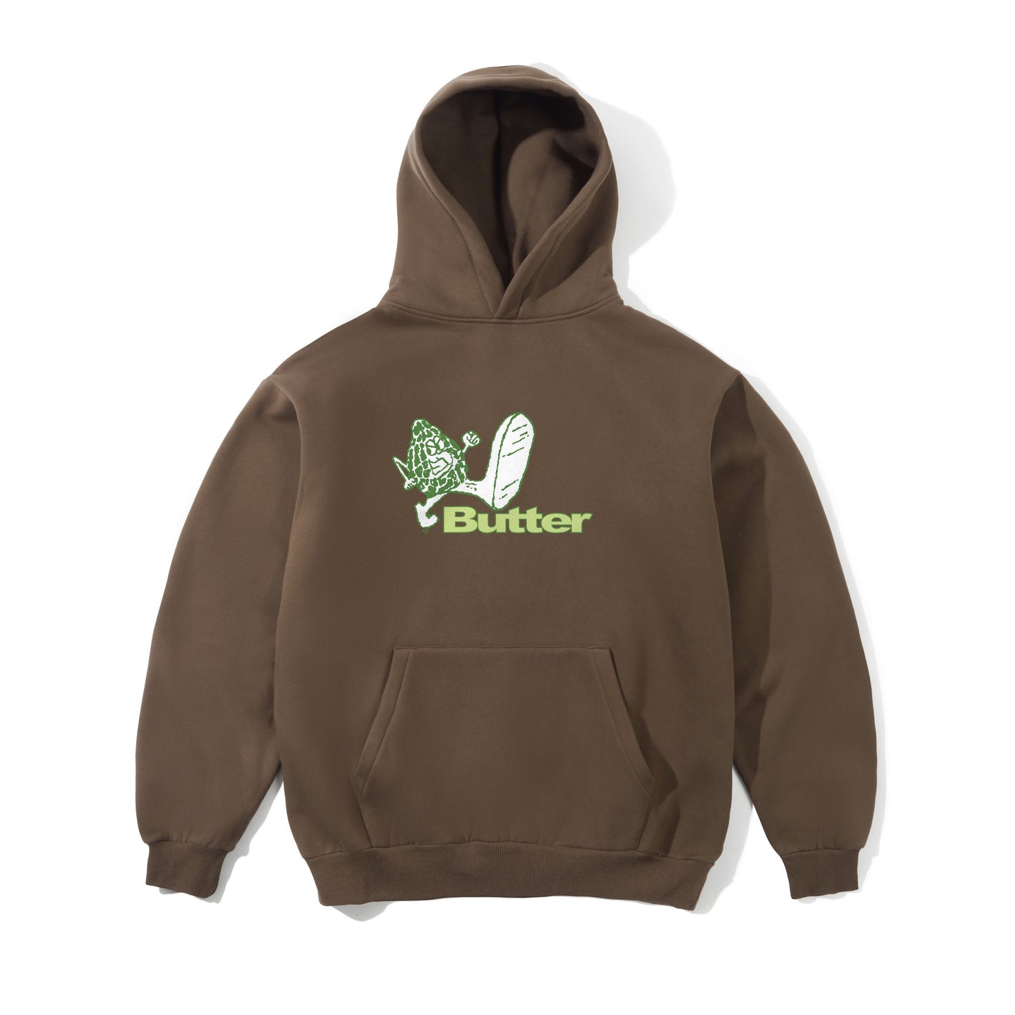 Butter Goods Steppin Logo Hoodie - Brown