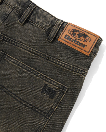 Butter Goods Straight Leg Denim Jeans - Brown Tint