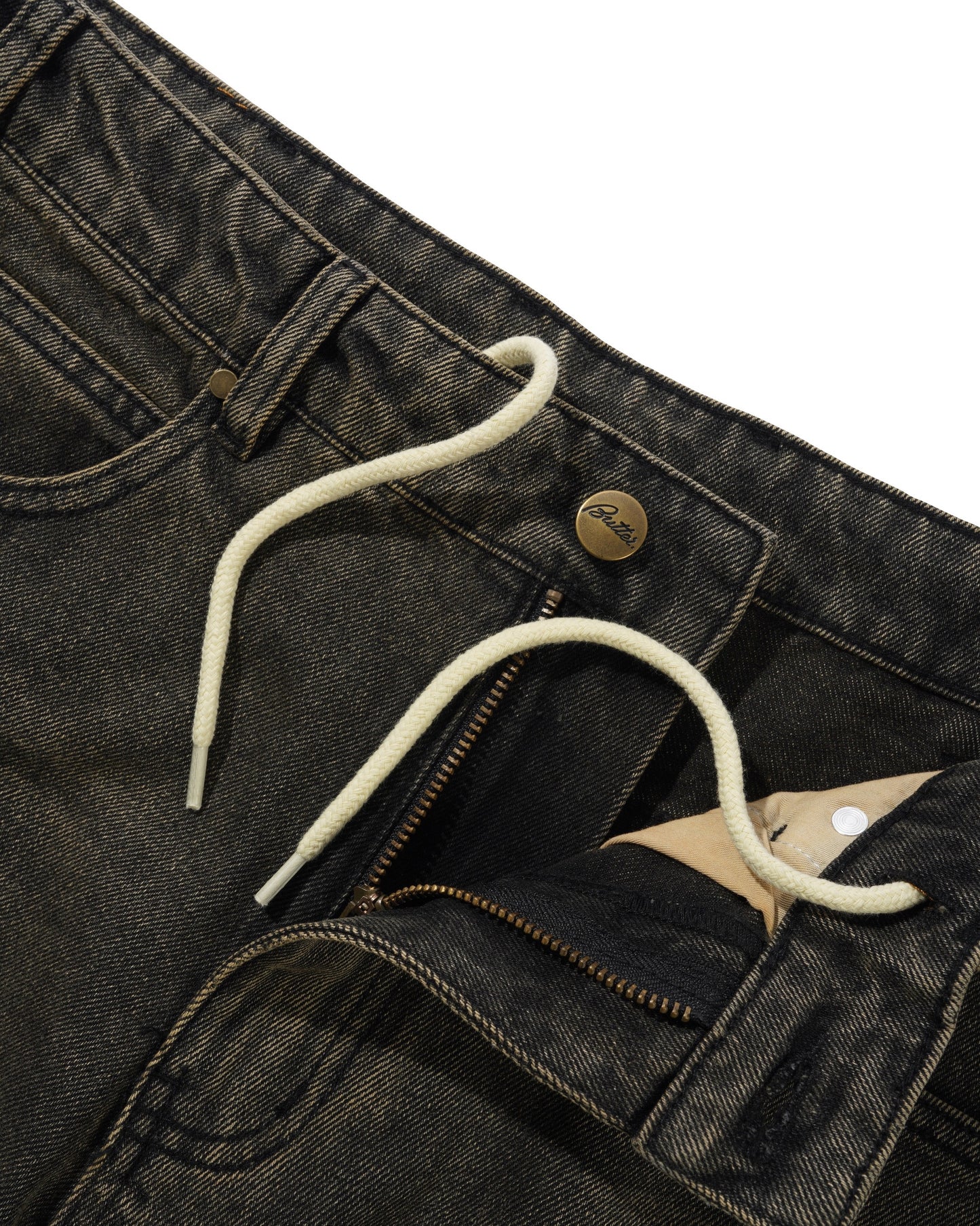 Butter Goods Straight Leg Denim Jeans - Brown Tint