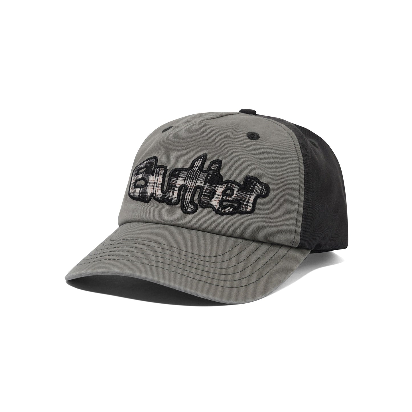 Butter Goods Stretch 5 Panel Cap - Washed Charcoal