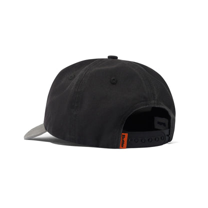 Butter Goods Stretch 5 Panel Cap - Washed Charcoal