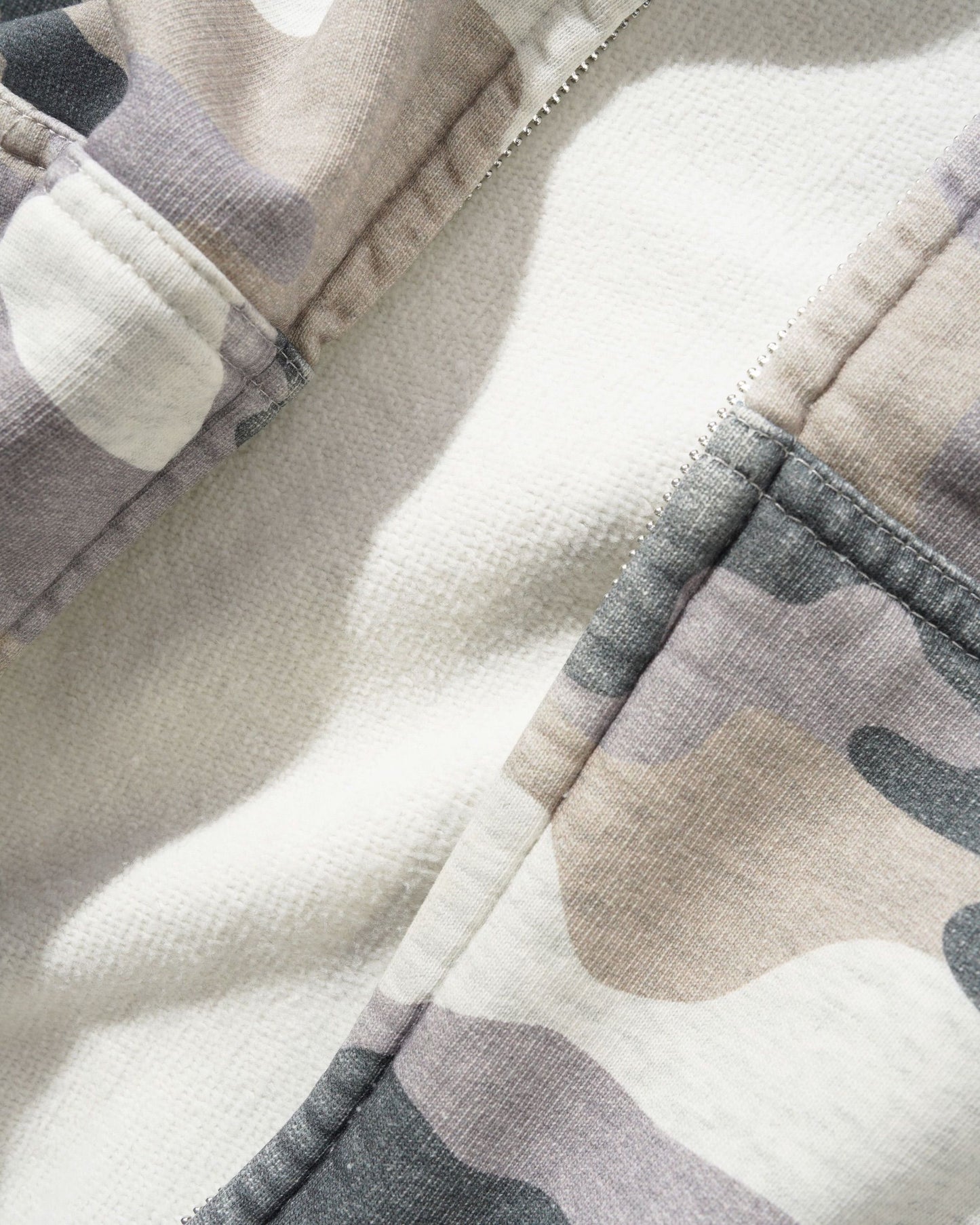 Butter Goods Stretch Zip Hoodie - Snow Camo