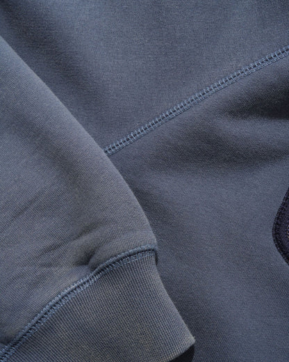 Butter Goods Stretch Zip Hoodie - Washed Navy
