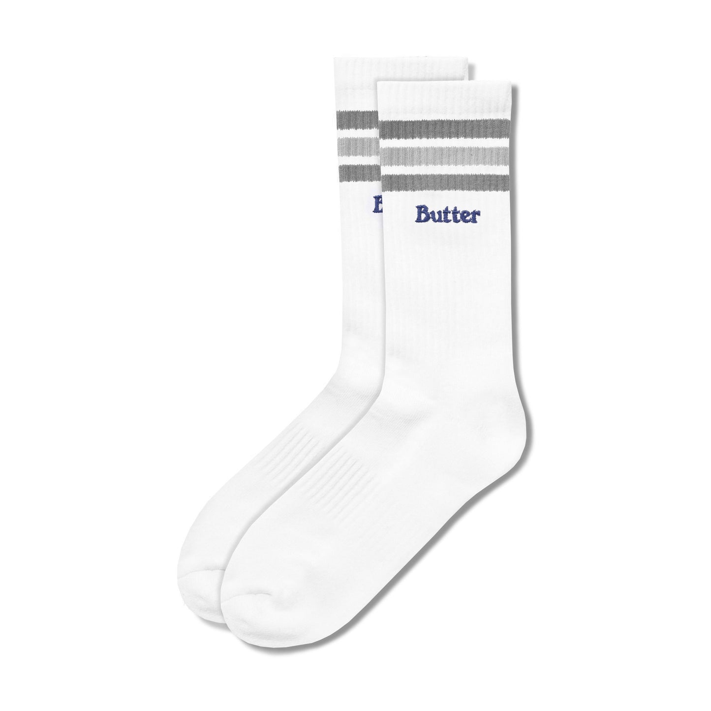 Butter Goods Stripe Sock - White