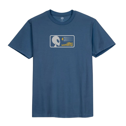 Alien Workshop Strobe Badge Tee - Denim Blue