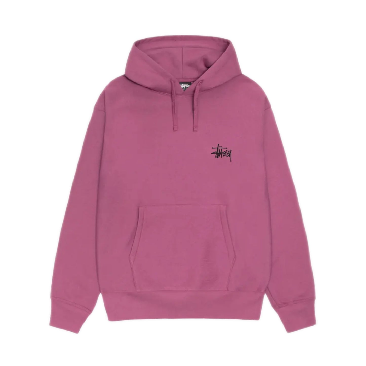 Stussy Basic Hoodie - Berry